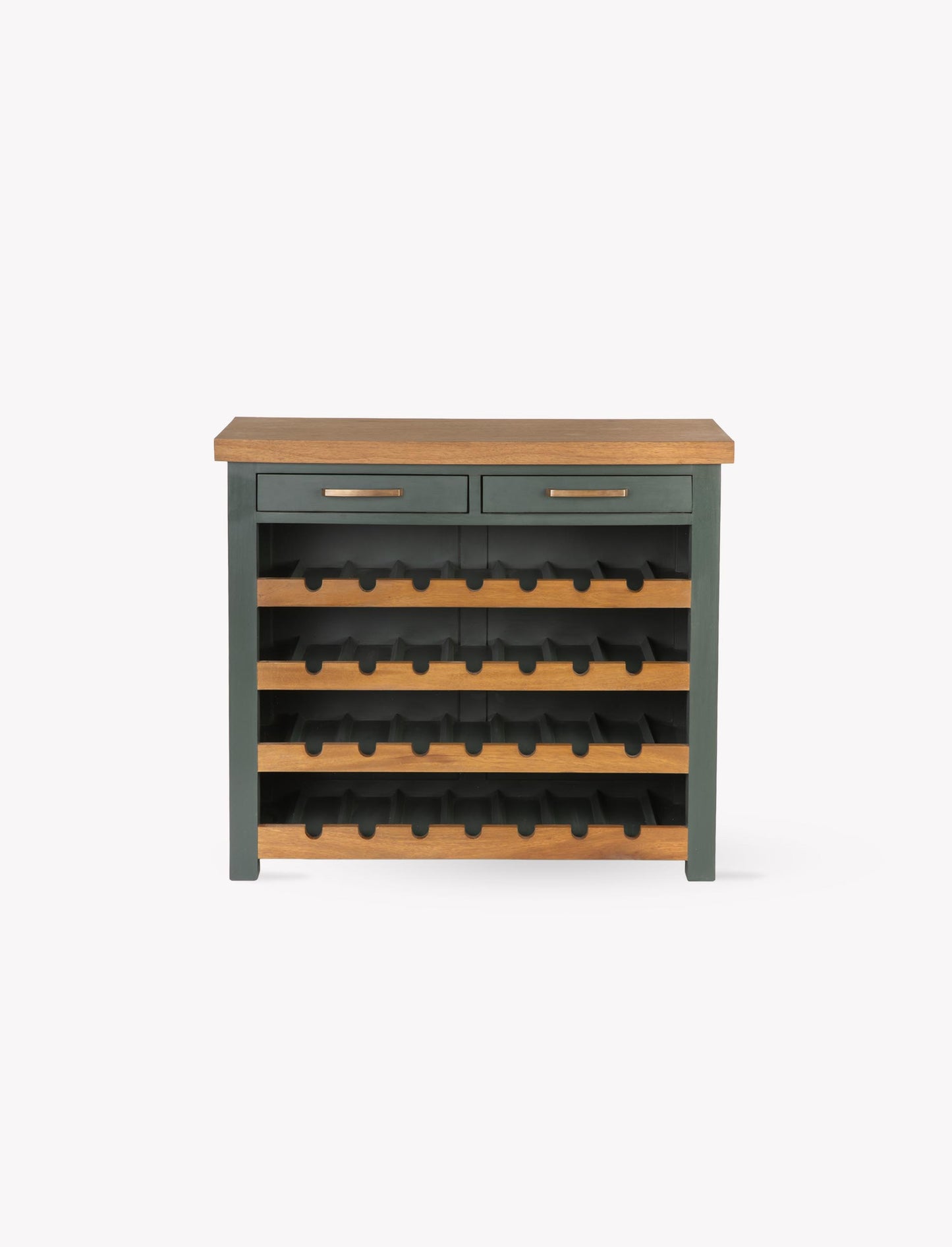 Walcote Winerack Sideboard Forest Green - Storage - Garden Trading -
