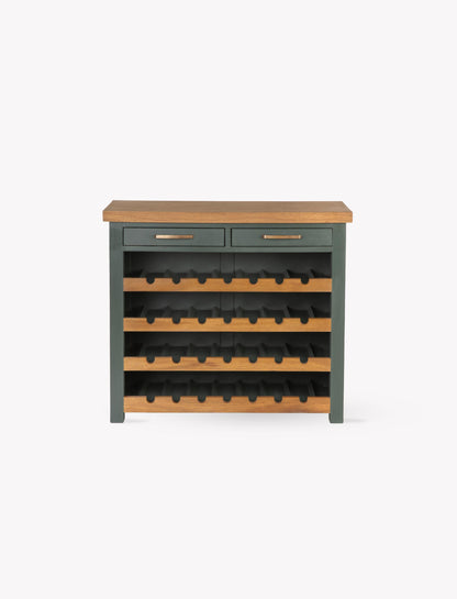 Walcote Winerack Sideboard Forest Green - Storage - Garden Trading -