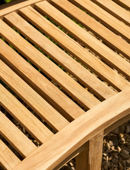 Crummock Teak Bench 3 Seater 160cm
