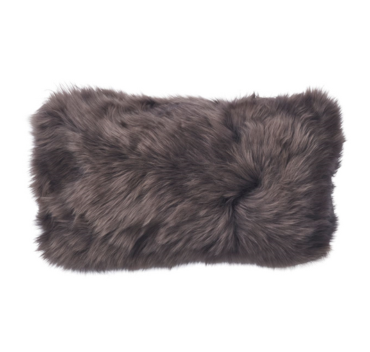 Sheepskin Cushion LW Double-Sided Walnut Medium