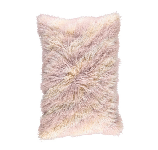 Curly Cushion Stripe Arctic Sunrise/Dove Large