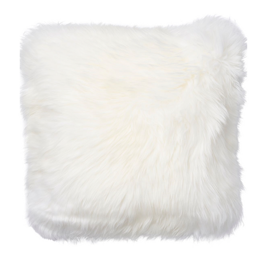 Sheepskin Cushion LW Double-Sided Square Ivory Medium