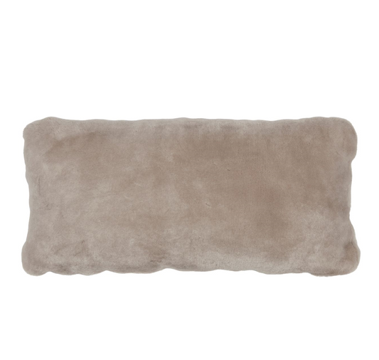 Moccasin Cushion Doublesided Silver Grey Medium