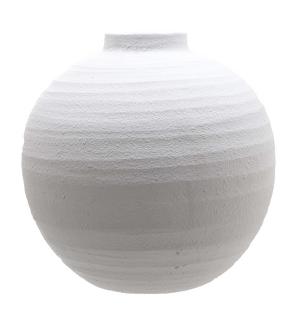 Tobias White Ceramic Vase Large
