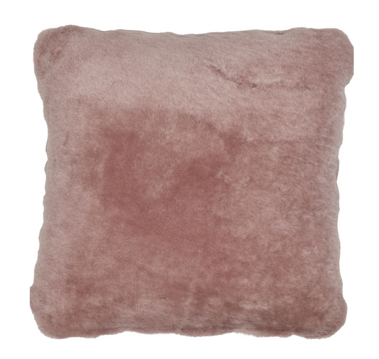 Moccasin Cushion Doublesided Square Dusky Pink Medium