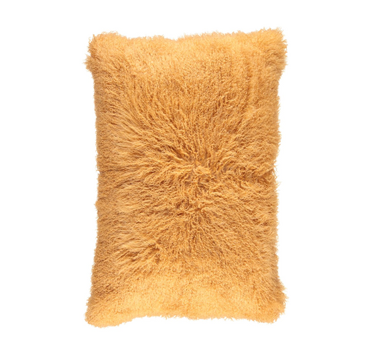 Curly Cushion Imperial Yellow Large