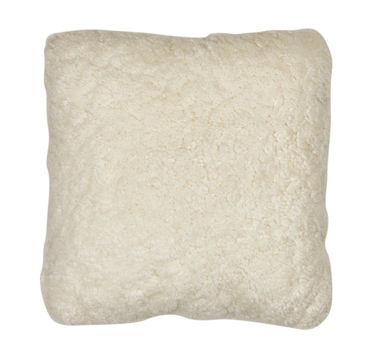 Sheepskin Cushion SW Doublesided Ivory Medium