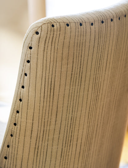 Wraysbury Dining Chair Set of 2 Stripe - Dining Chairs & Benches - Garden Trading -