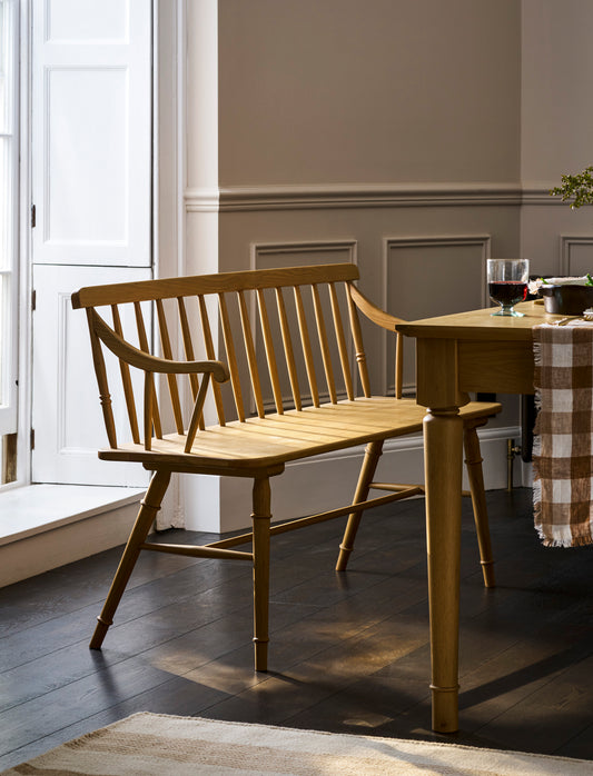 Oakworth Bench - Dining Chairs & Benches - Garden Trading -