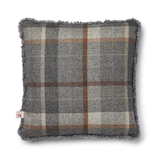 Single Side Short Trim Cushion Glencheck Grey/Light Grey Large