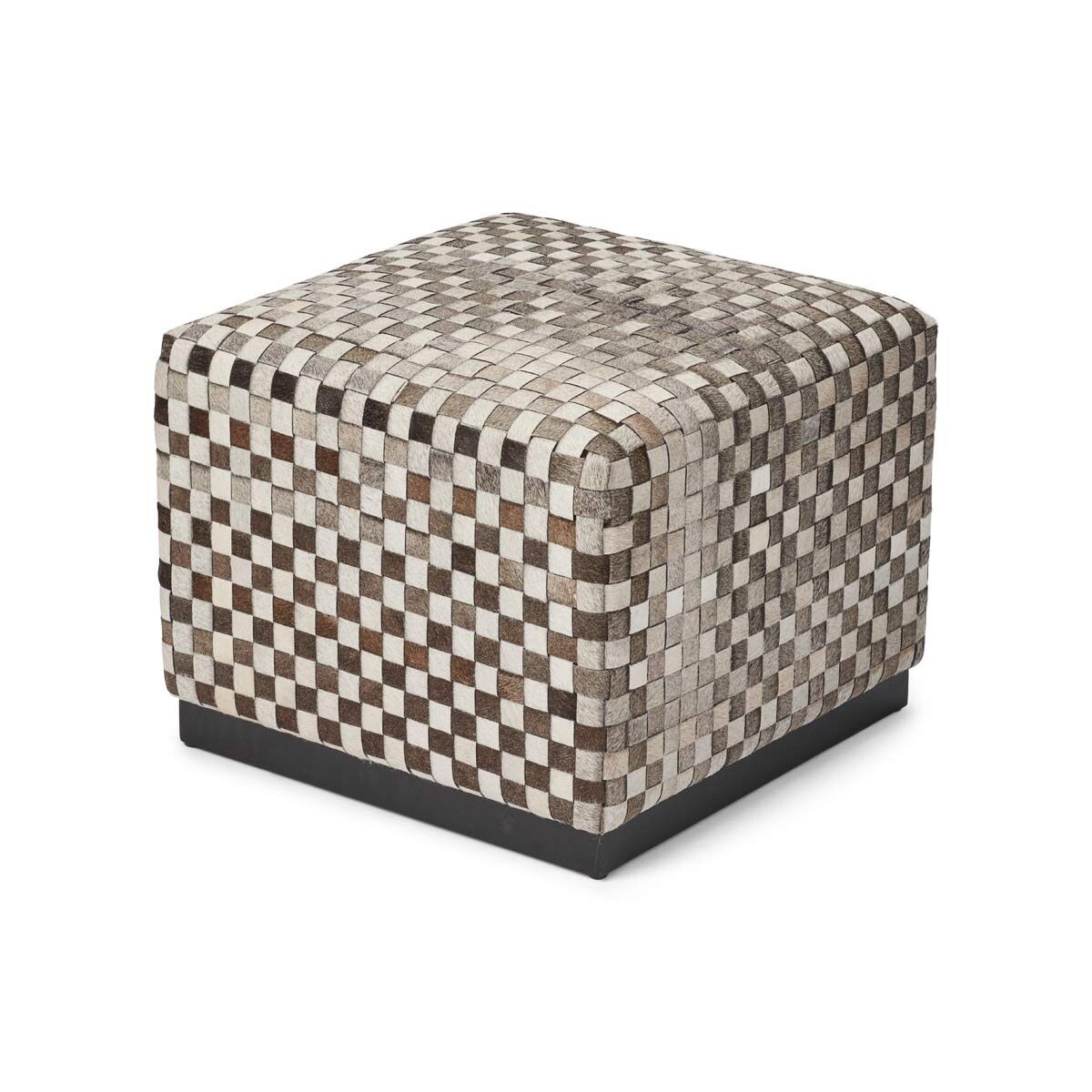 Cow Hide Stool Medium
