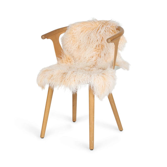 Curly Sheepskin Rug/Throw Arctic Sunrise Small