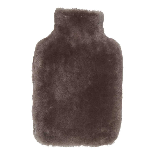Moccasin Hot Water Bottle Dark Grey