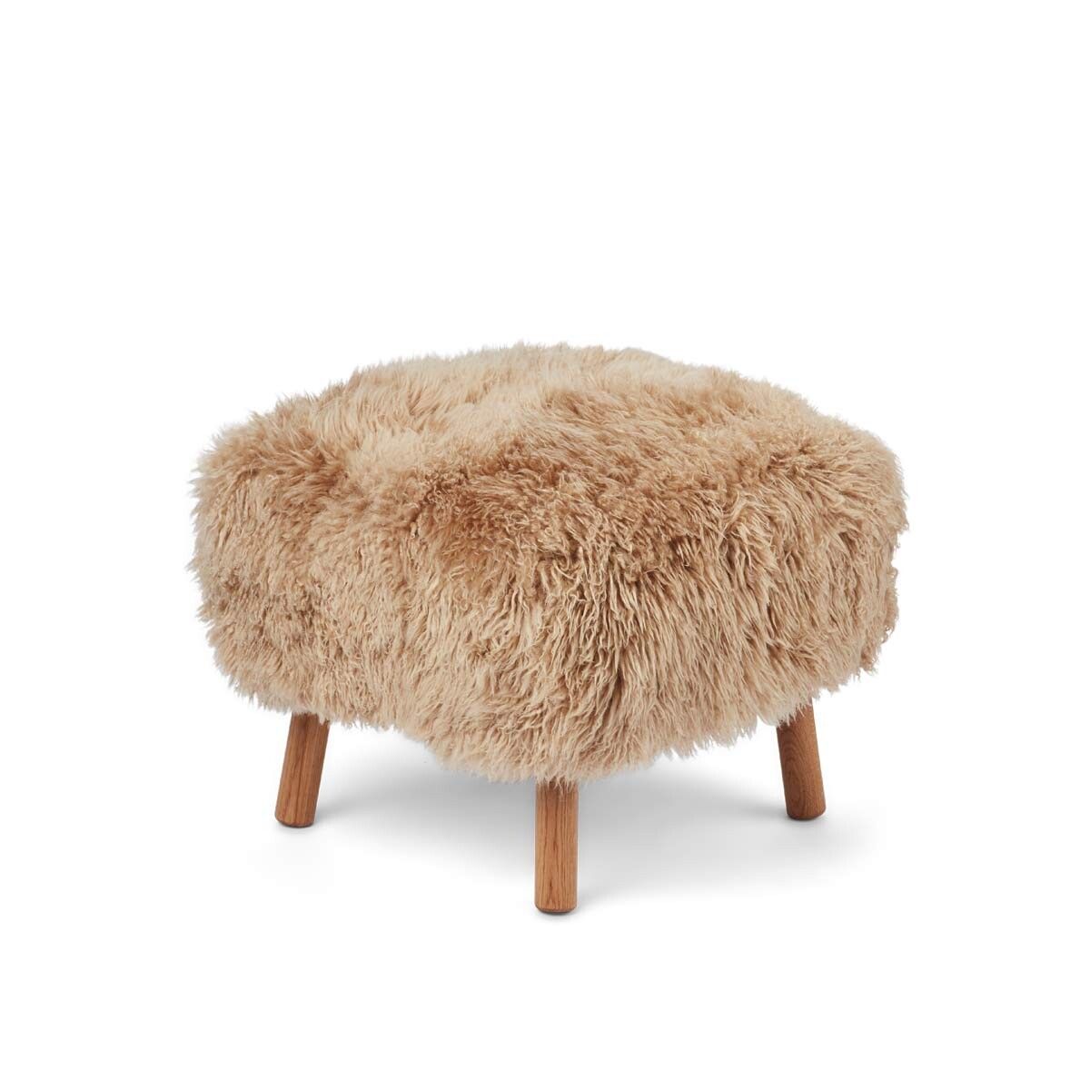 Emily Foot Stool Honey Oak Legs