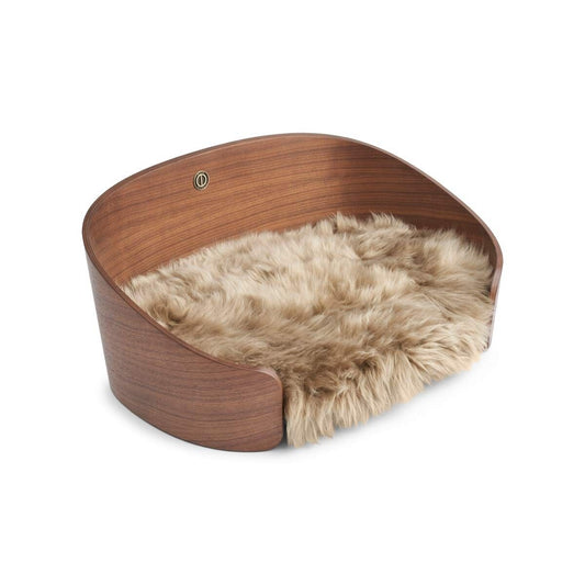 Pet Bed Walnut Small