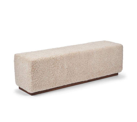 Benjamin Bench Pearl & Walnut