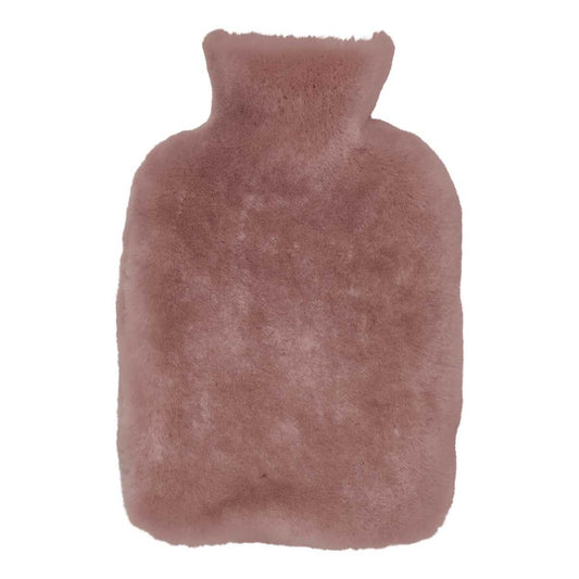Moccasin Hot Water Bottle Dusky Pink