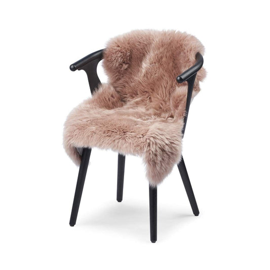 New Zealand Sheepskin Long Wool Rug/Throw Stucco Sand