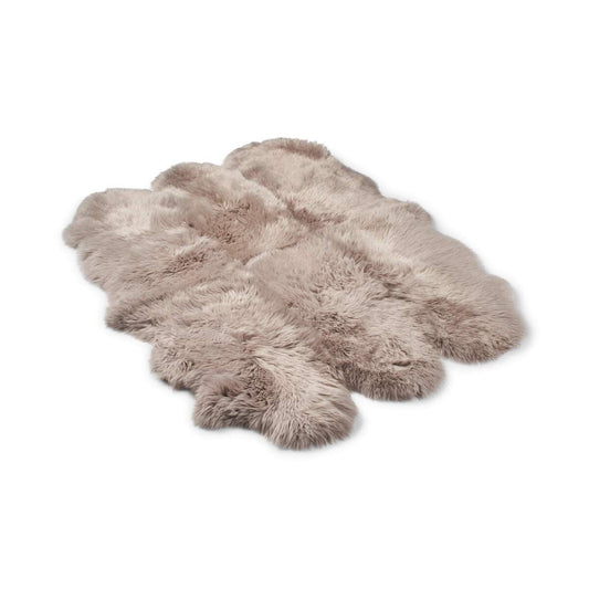 New Zealand Sheepskin Long Wool Rug Dove Extra Large