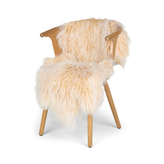 Curly Sheepskin Rug/Throw Arctic Sunrise Large