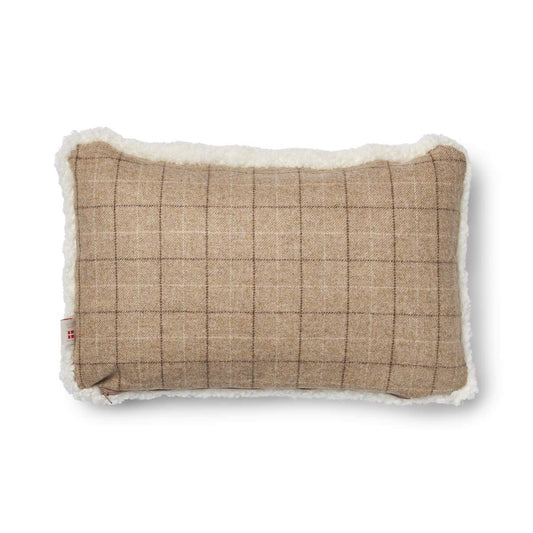 Single Side Short Trim Cushion Oatmeal-Beige/Ivory Medium