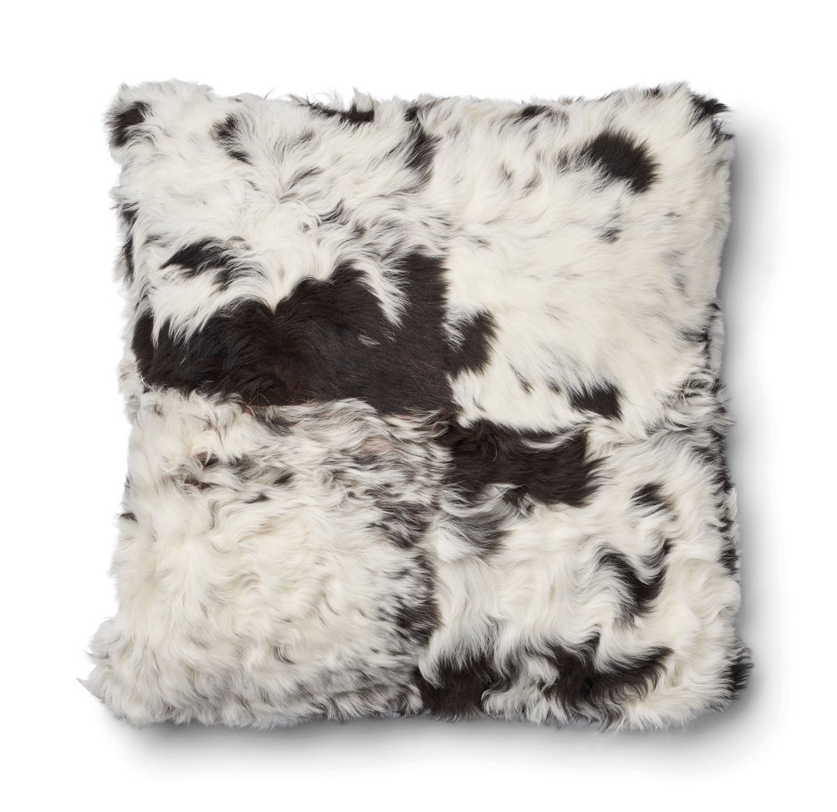 Tigrado Lamb Cushion Doublesided Black/White Mix Square Medium