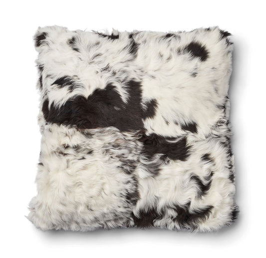 Tigrado Lamb Cushion Doublesided Black/White Mix Square Medium