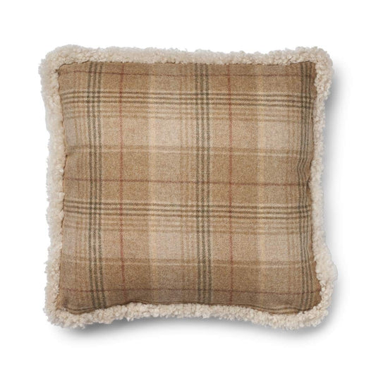 Wool Cushion Doublesided Sand-Beige/Pearl Large