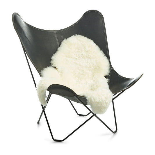 Icelandic Sheepskin Rug/Throw Off-White 90-100 cm