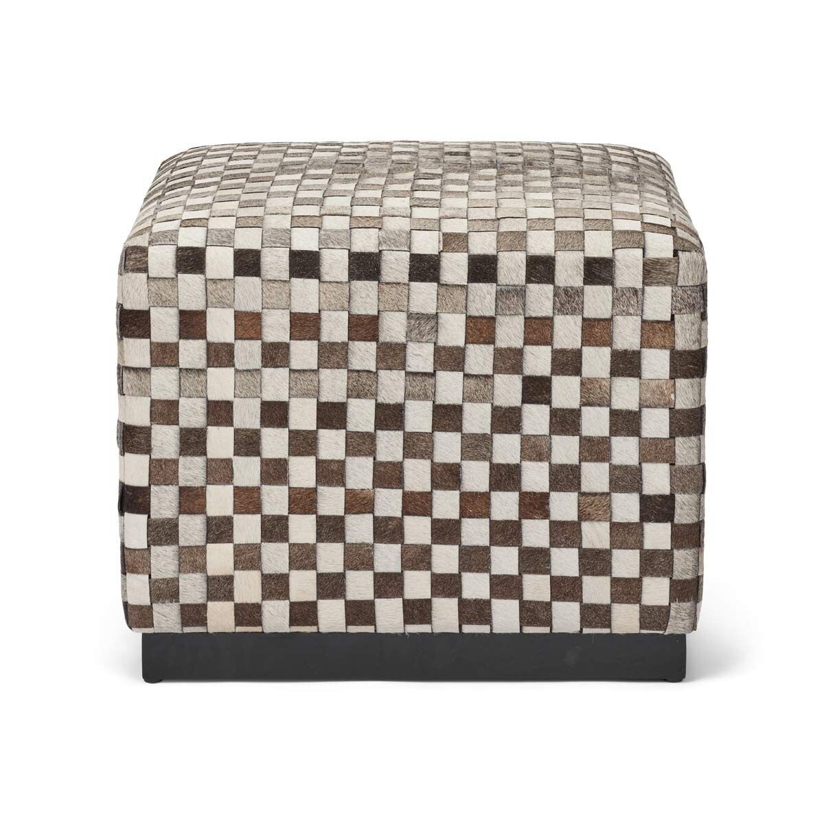 Cow Hide Stool Large
