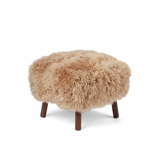 Emily Foot Stool Honey Walnut Legs