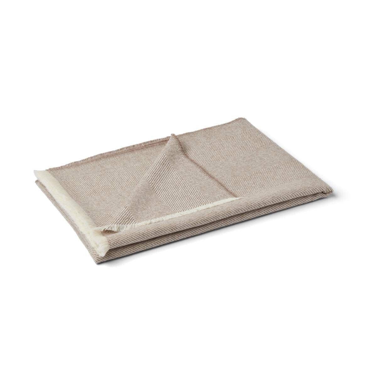 Sidsley Alpaca Wool Throw Mushroom