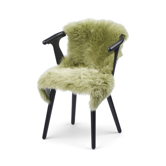 New Zealand Sheepskin Long Wool Rug/Throw Sage Green
