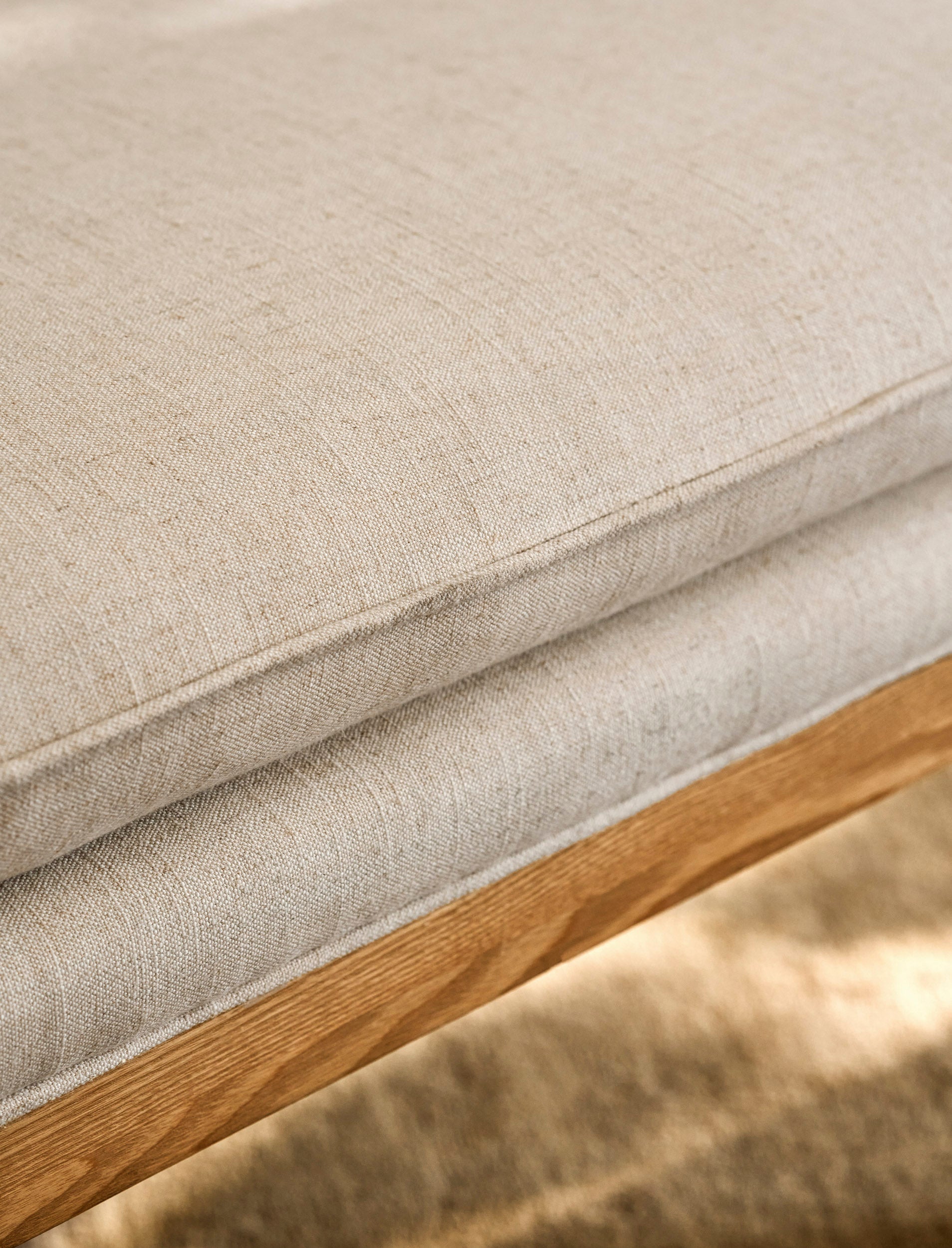 Farmoor Footstool Natural - Sofas & Chairs - Garden Trading -