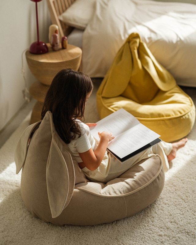 Wigiwama Bunny Beanbag - Beige