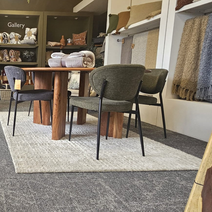 Arthur Dining Chair Green Set of 2 - DINCH - Gallery Direct -