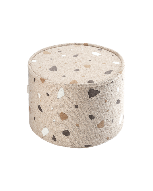 Wigiwama Terrazzo Pouffe - Brown