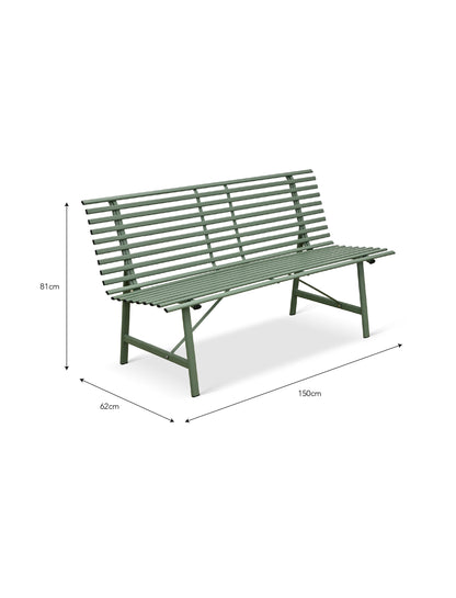 Richmond Bench Thistle Green