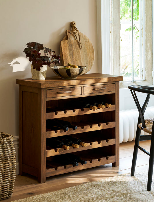 Walcote Winerack Sideboard Natural