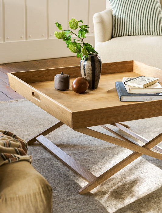 Hambledon Butlers Coffee Table Square Natural - Coffee & Side Tables - Garden Trading -