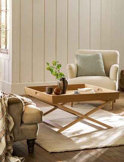 Hambledon Butlers Coffee Table Square Natural - Coffee & Side Tables - Garden Trading -