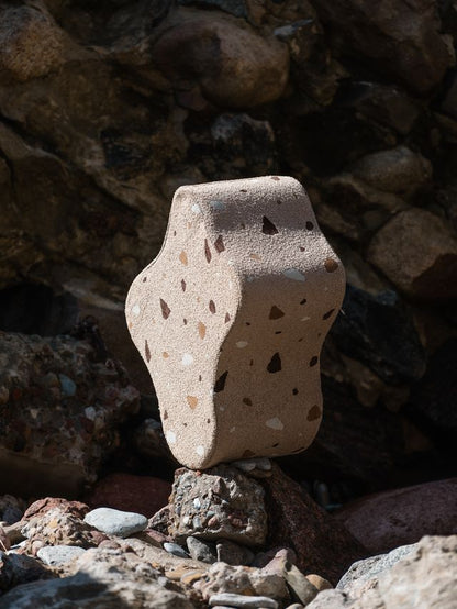 Wigiwama Terrazzo Cloud Pouffe - Brown