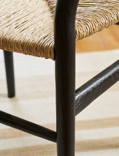 Chilthorne Wishbone Dining Chair Set of 2 Black