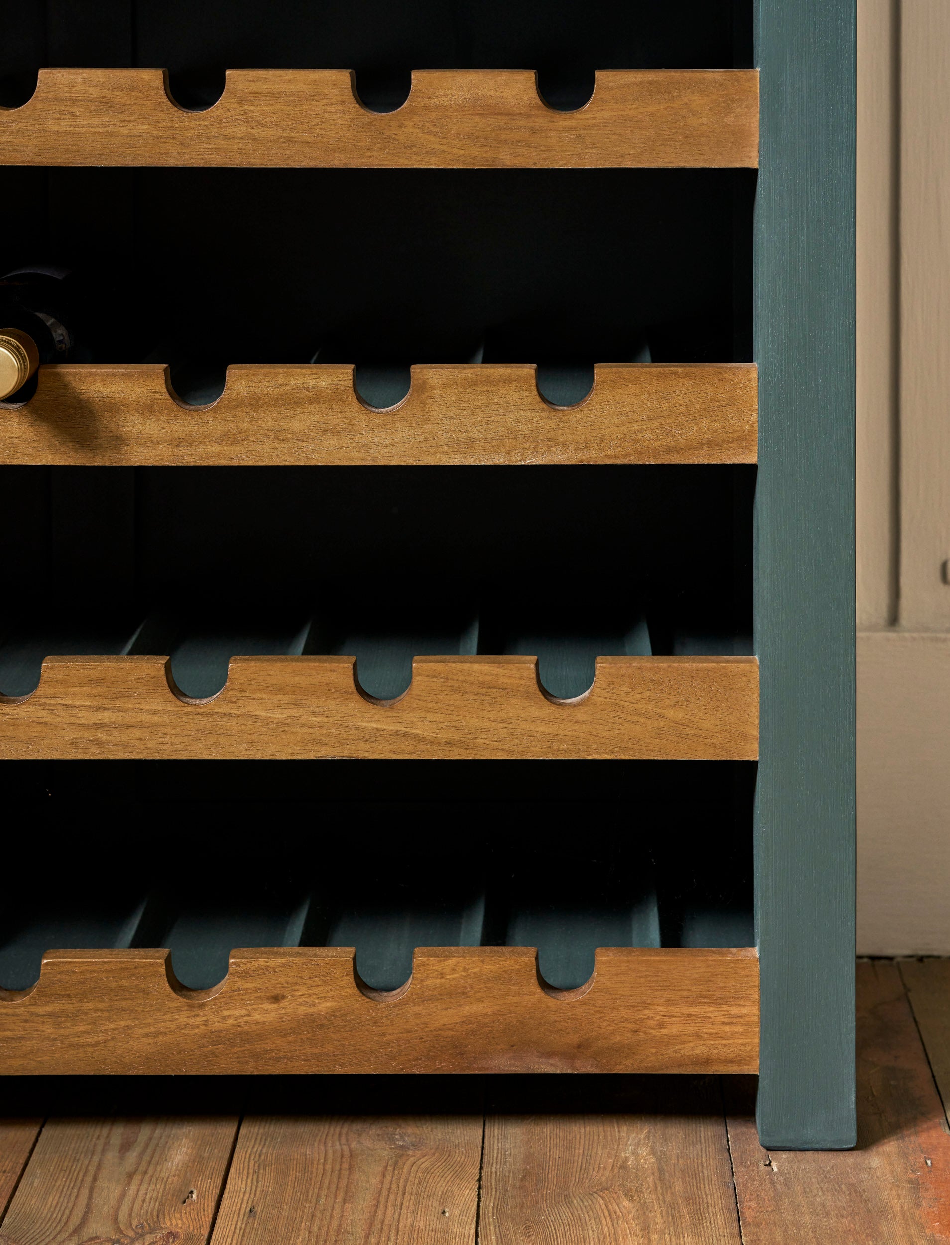 Walcote Winerack Sideboard Forest Green - Storage - Garden Trading -