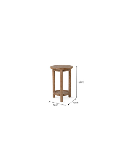 Templecombe Side Table Natural - Coffee & Side Tables - Garden Trading -
