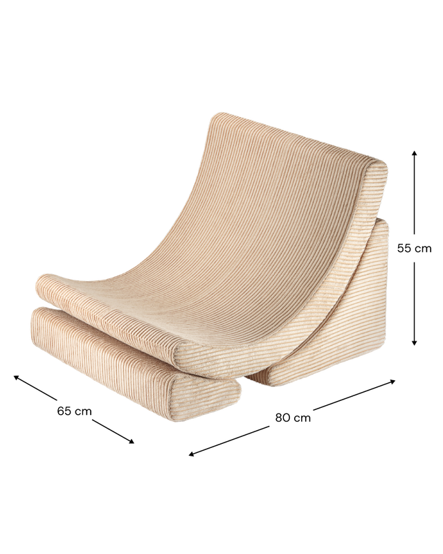 Brown Sugar Moon Chair
