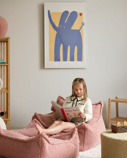 Wigiwama Square Ottoman - Pink
