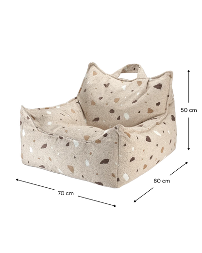Wigiwama Terrazzo Beanbag Chair - Brown