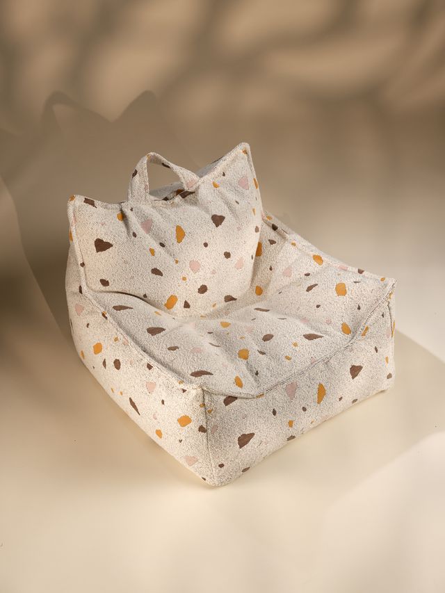 Terrazzo Marble Beanbag Chair