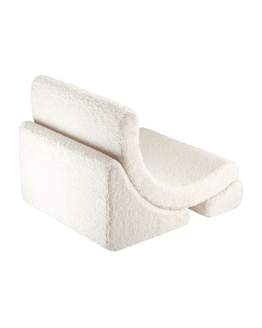 Cream White Moon Chair